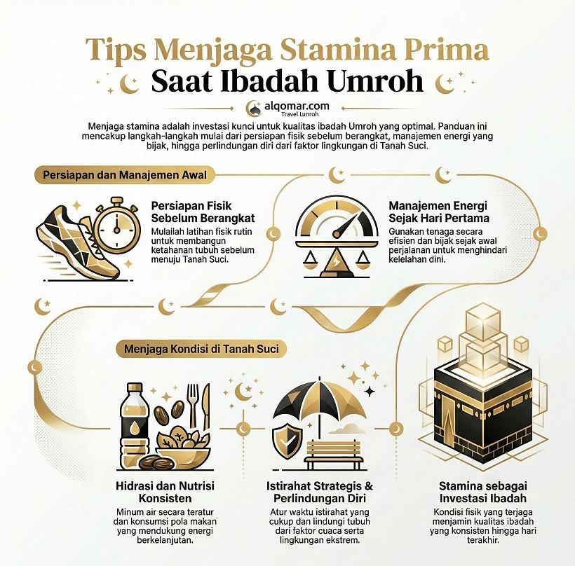 Tips Menjaga Stamina Saat Umroh